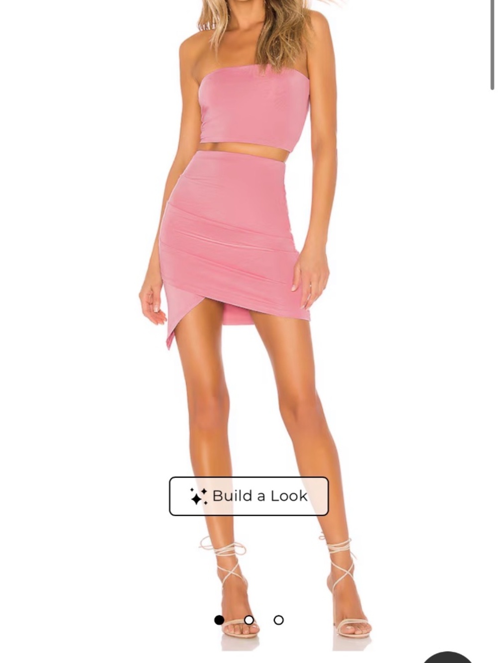 Superdown Lafonda Strapless Mini Set Pink Revolve L